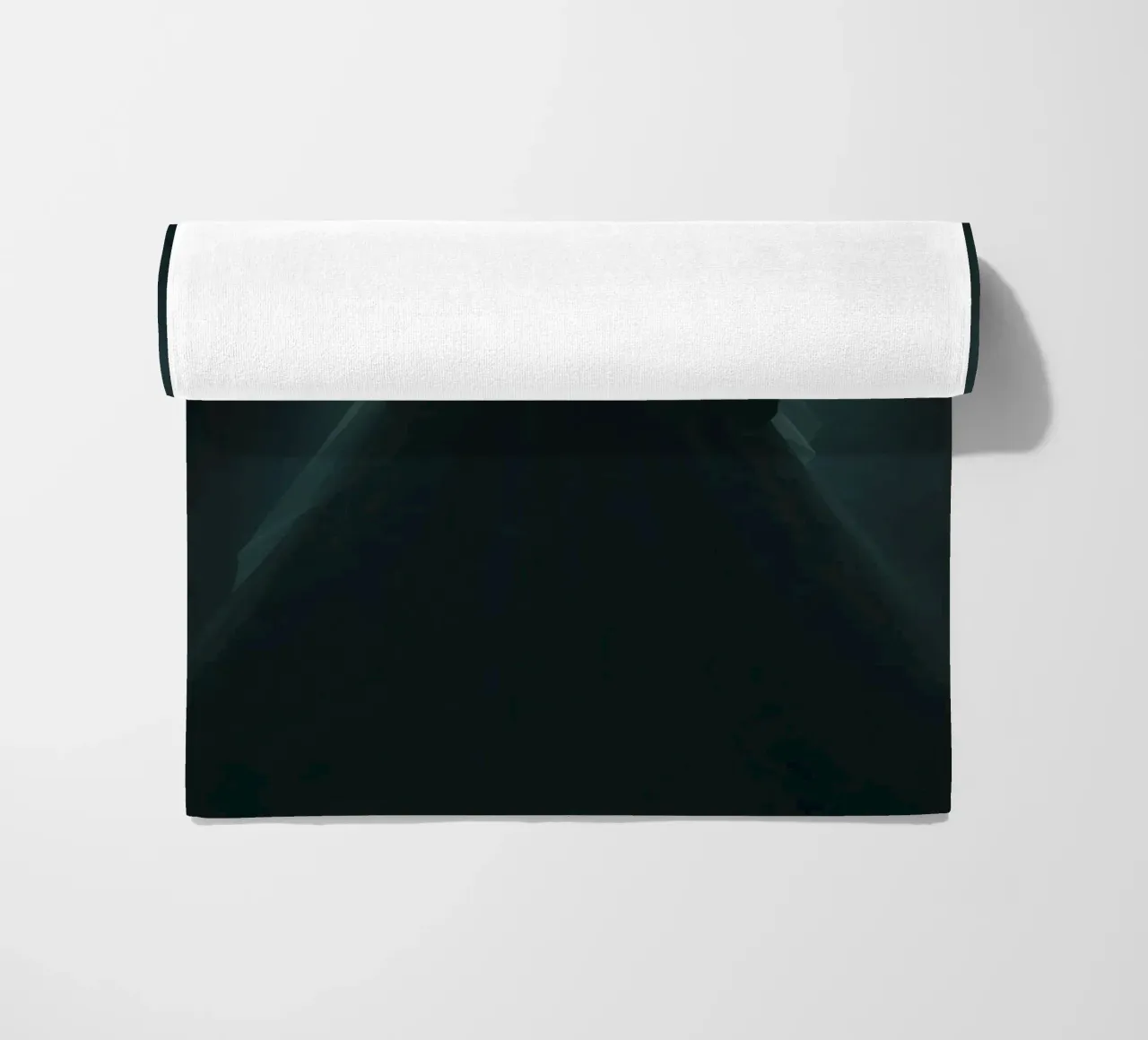 silhouette of a bride illuminated by a full moon beach towel by DesignDoodle