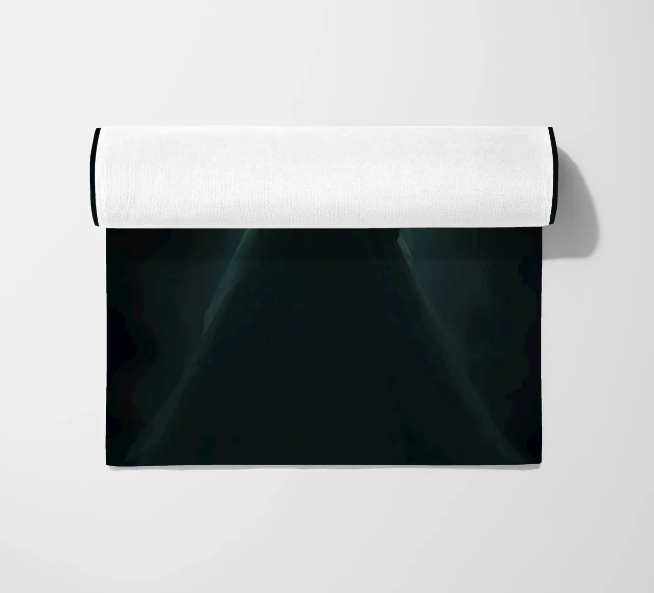 silhouette of a bride illuminated by a full moon beach towel by DesignDoodle