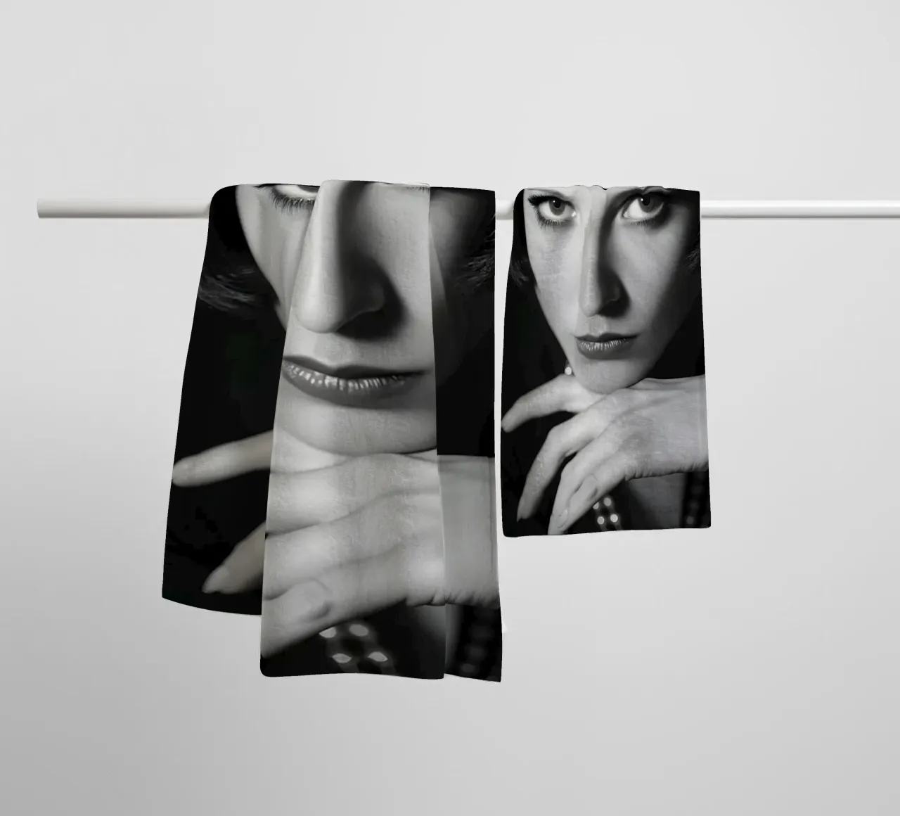 Seduction in view towel by M-Ulrich-Digital Art