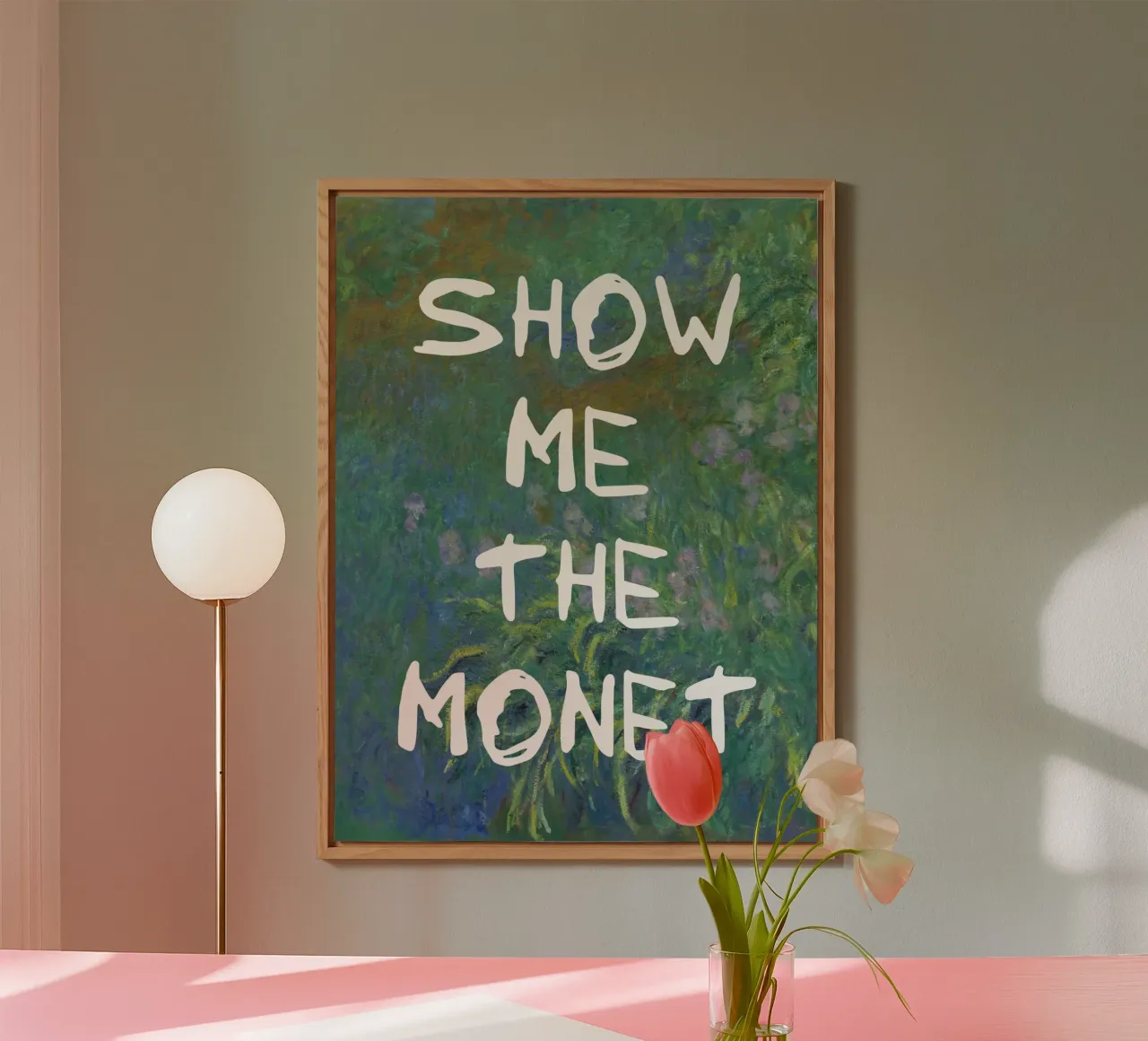 Enséñame el Monet aluminio dibond de Vintagrafica