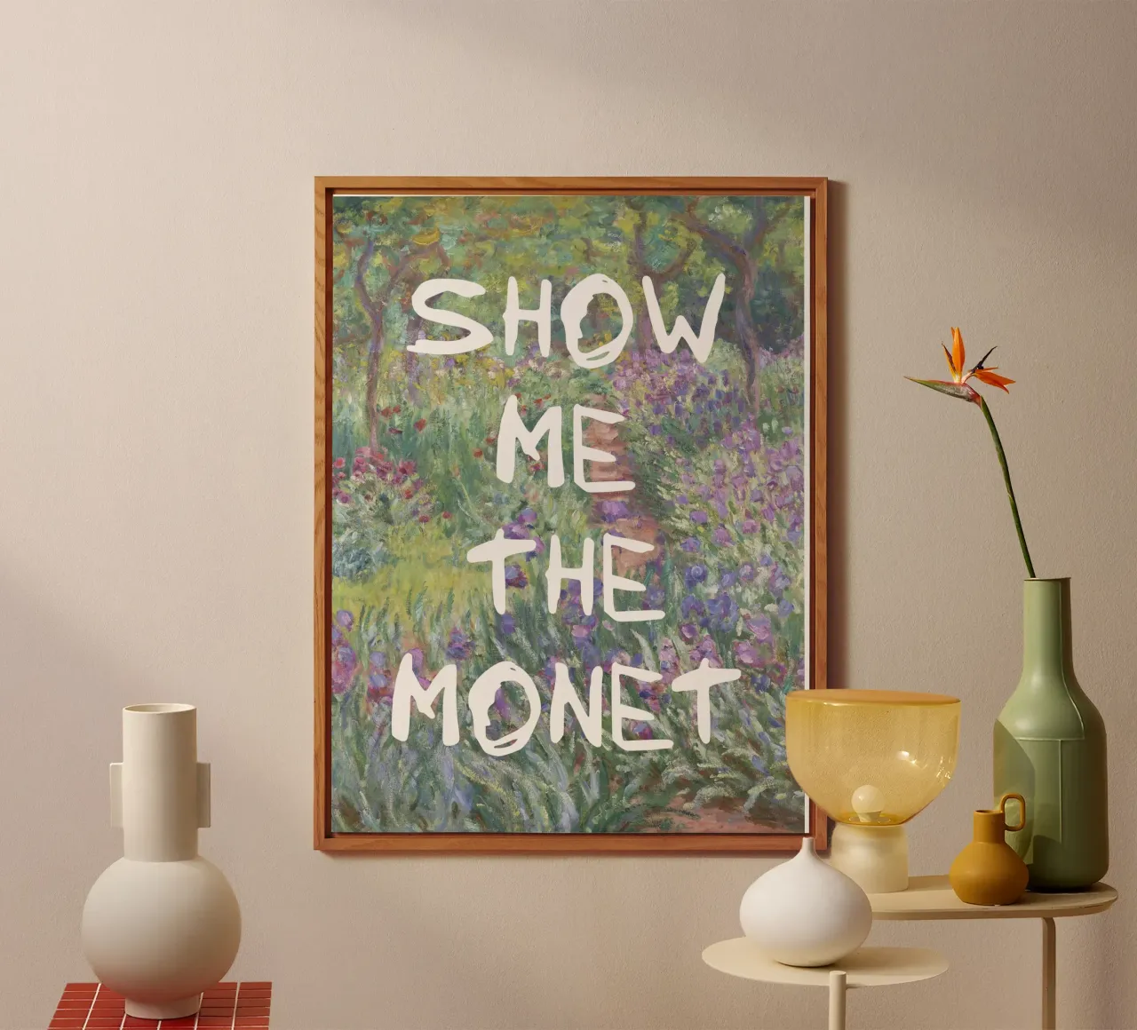 Enséñame el Monet aluminio dibond de Vintagrafica