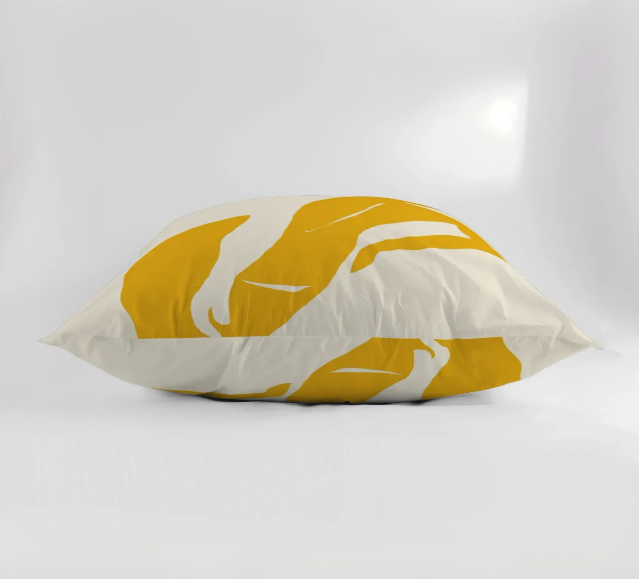The yellow muse decorative cushion by Little Dean