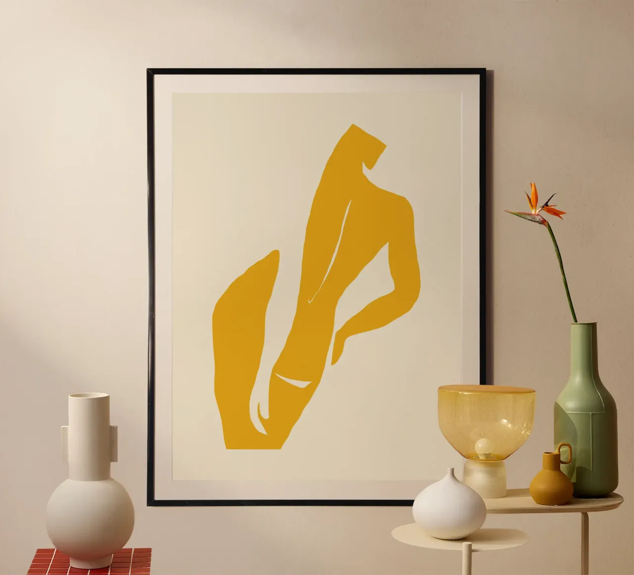La muse jaune poster de Little Dean
