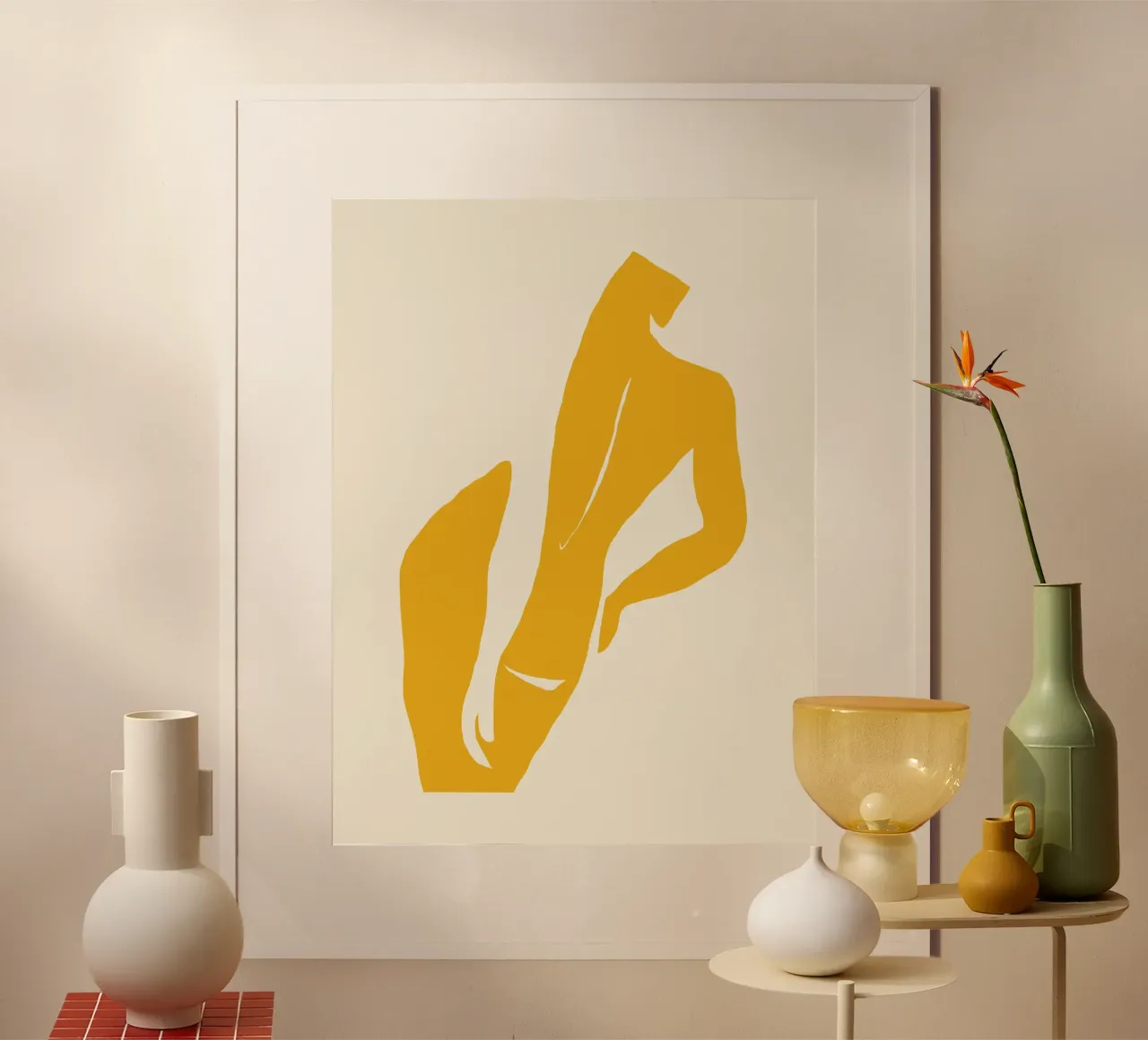 La muse jaune poster de Little Dean