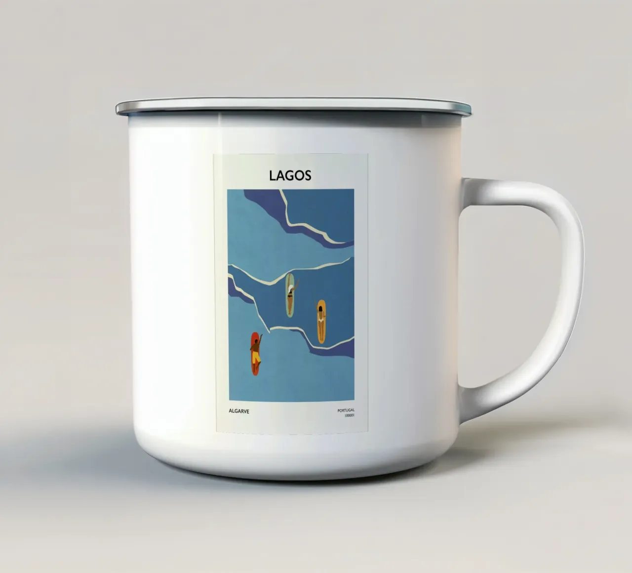 Lagos tazza in smalto da Pure