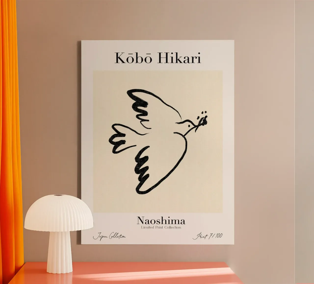 Kobo Hikari No 07 tela con Cornice a cassetta da treechild
