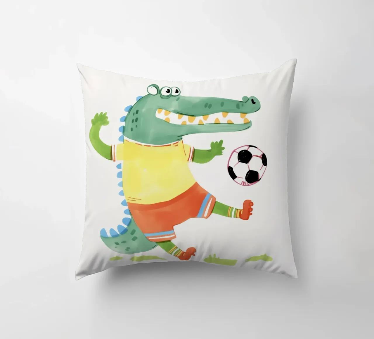 Divertimento a calcio con Kroko cuscino da Carinaprint