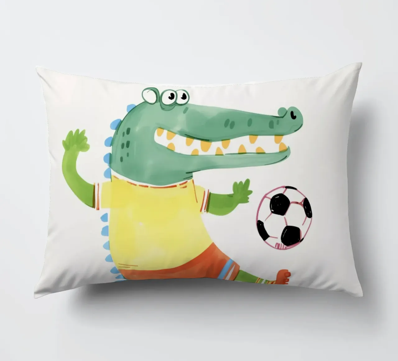 Divertimento a calcio con Kroko cuscino da Carinaprint