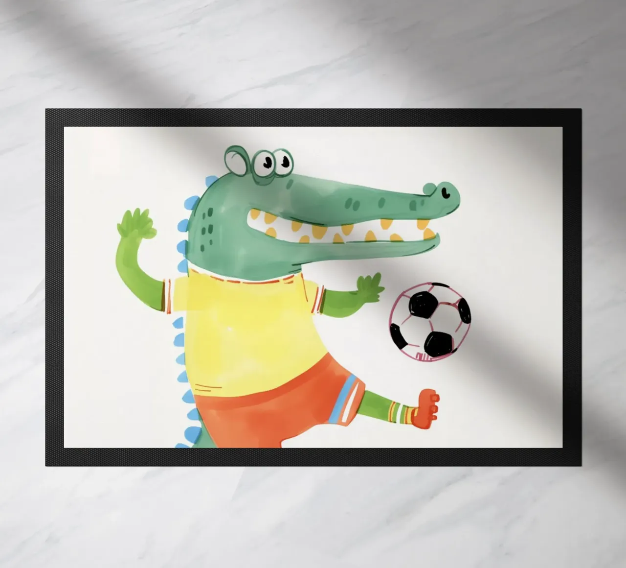 Divertimento a calcio con Kroko zerbino da Carinaprint