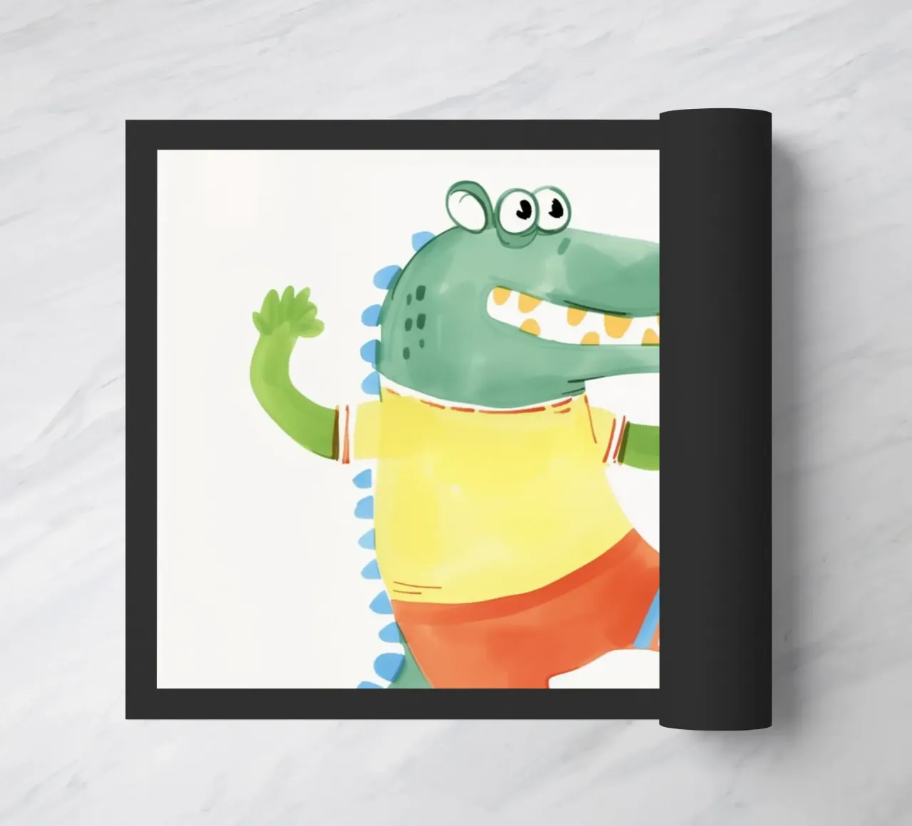 Divertimento a calcio con Kroko zerbino da Carinaprint