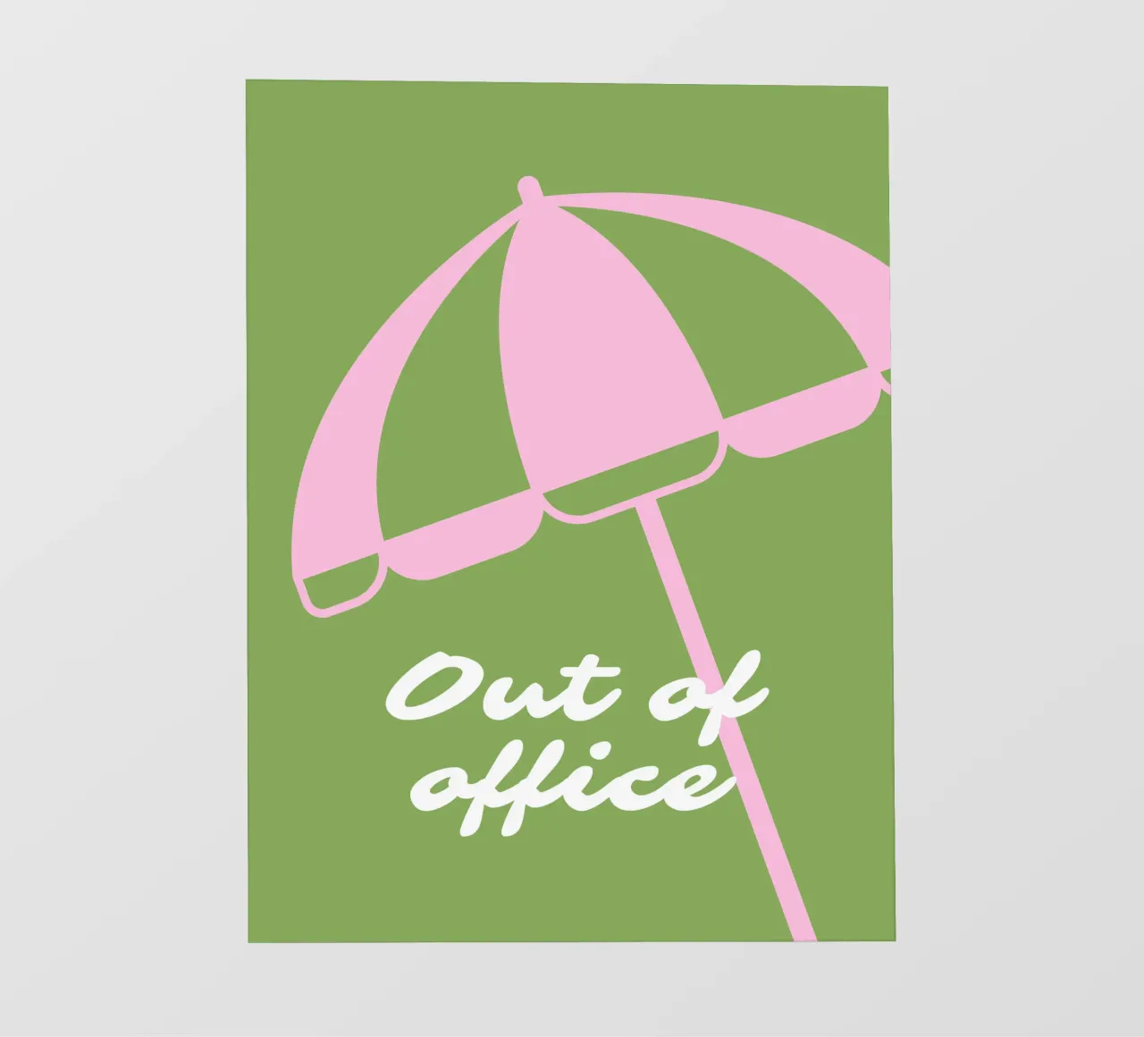 Out of office II pellicola backlit da Bureau Purpur