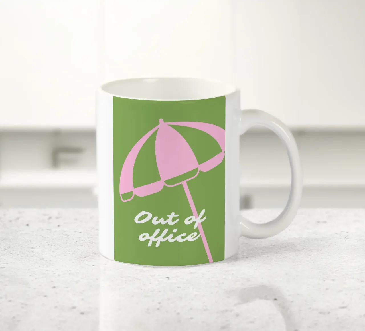 Out of office II tazza in ceramica da Bureau Purpur