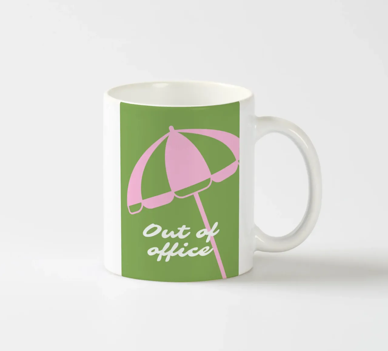 Out of office II tazza in ceramica da Bureau Purpur