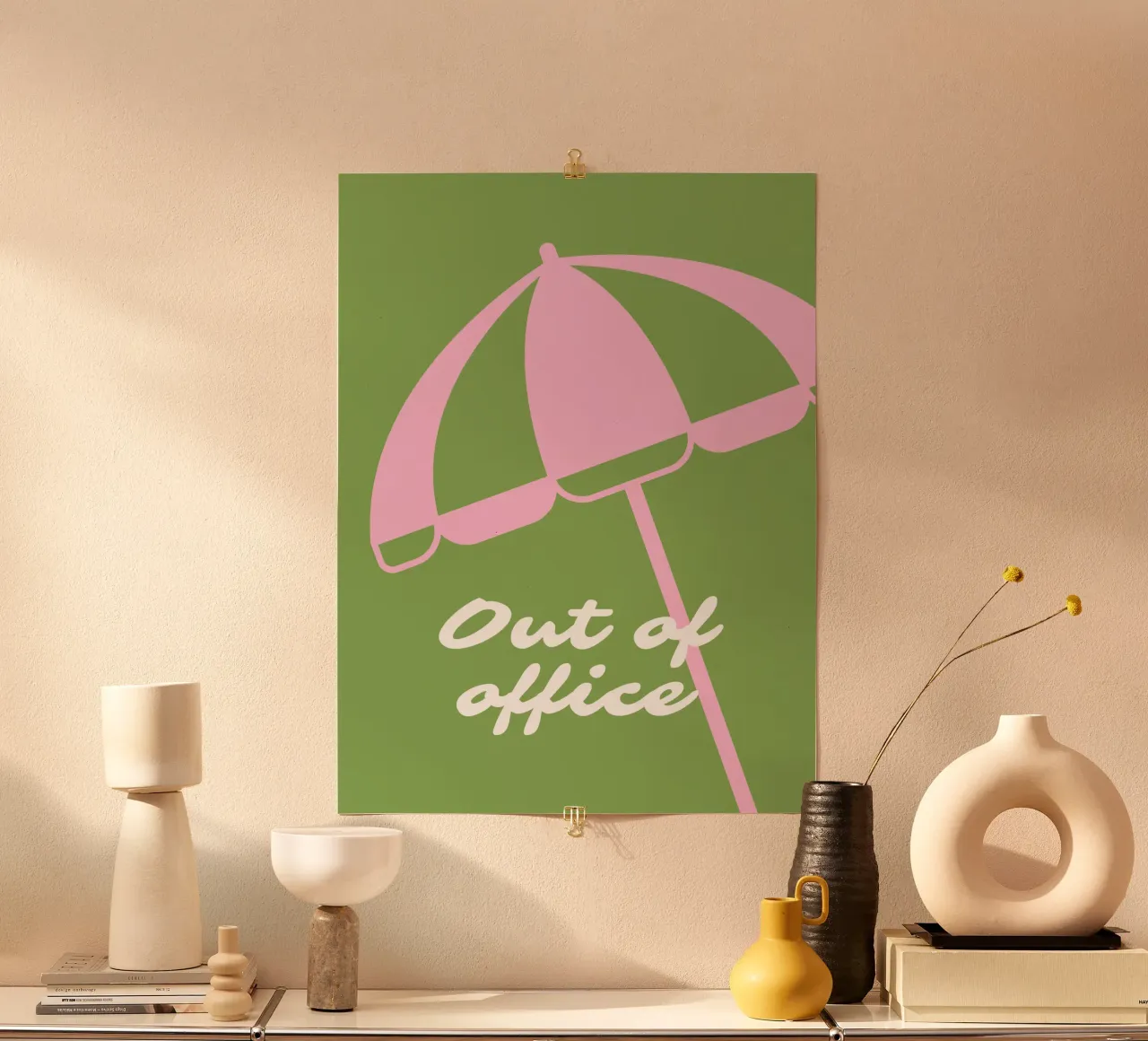 Out of office II carta hahnemühle da Bureau Purpur