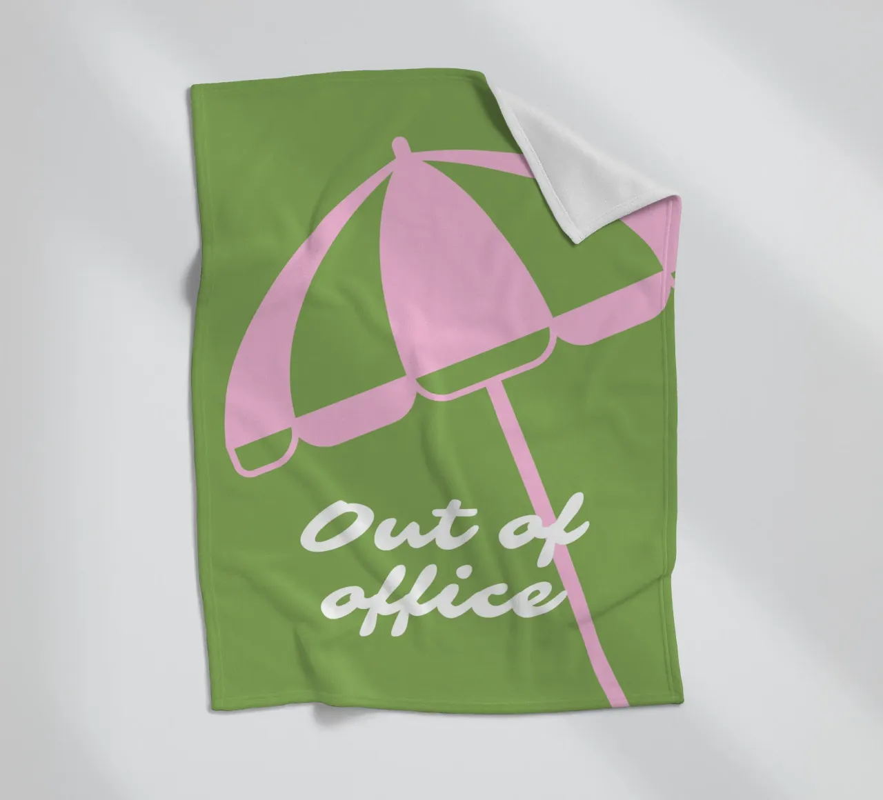 Out of office II coperta in pile da Bureau Purpur