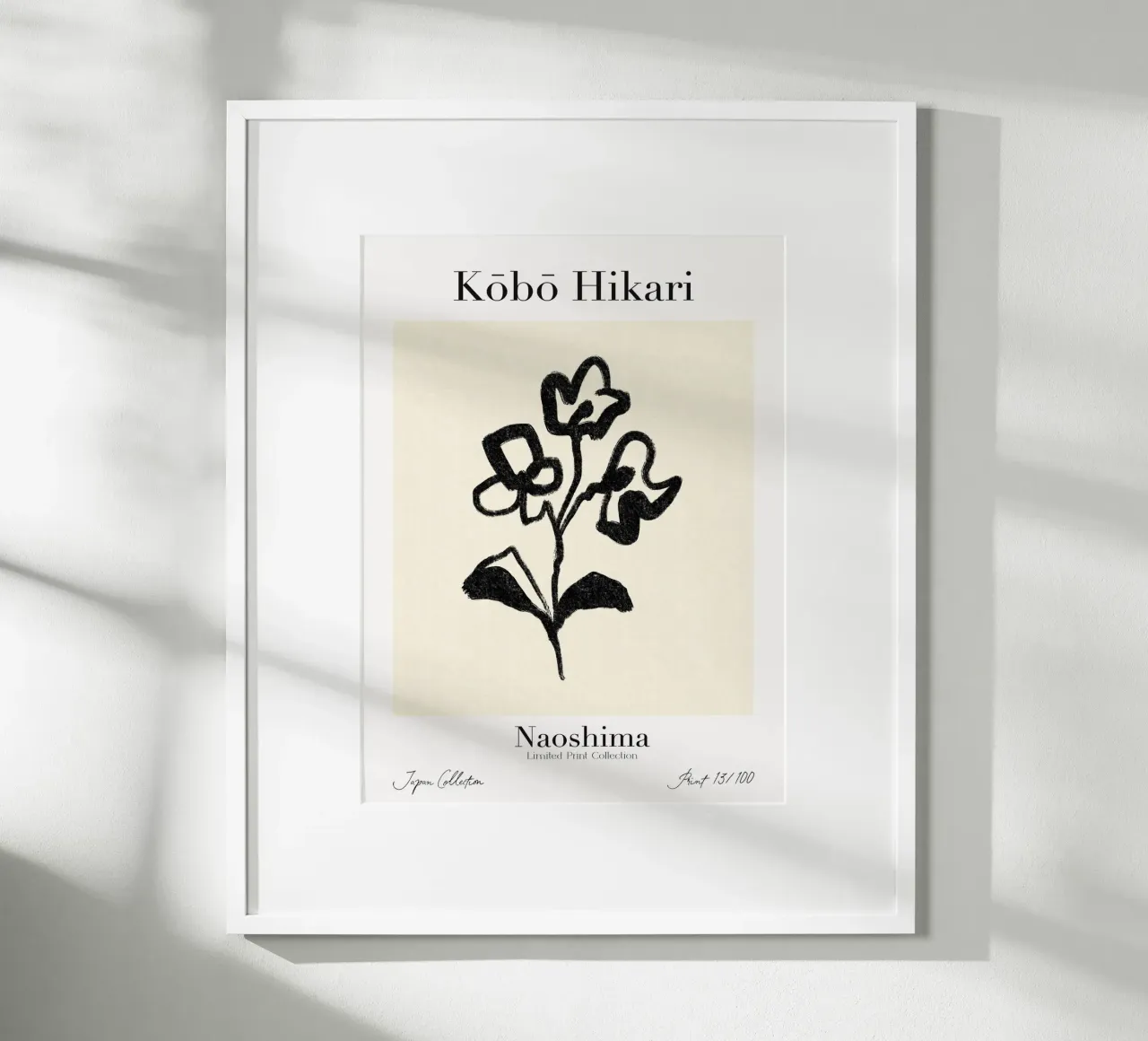 Kobo Hikari No 13 poster con telaio in alluminio da treechild