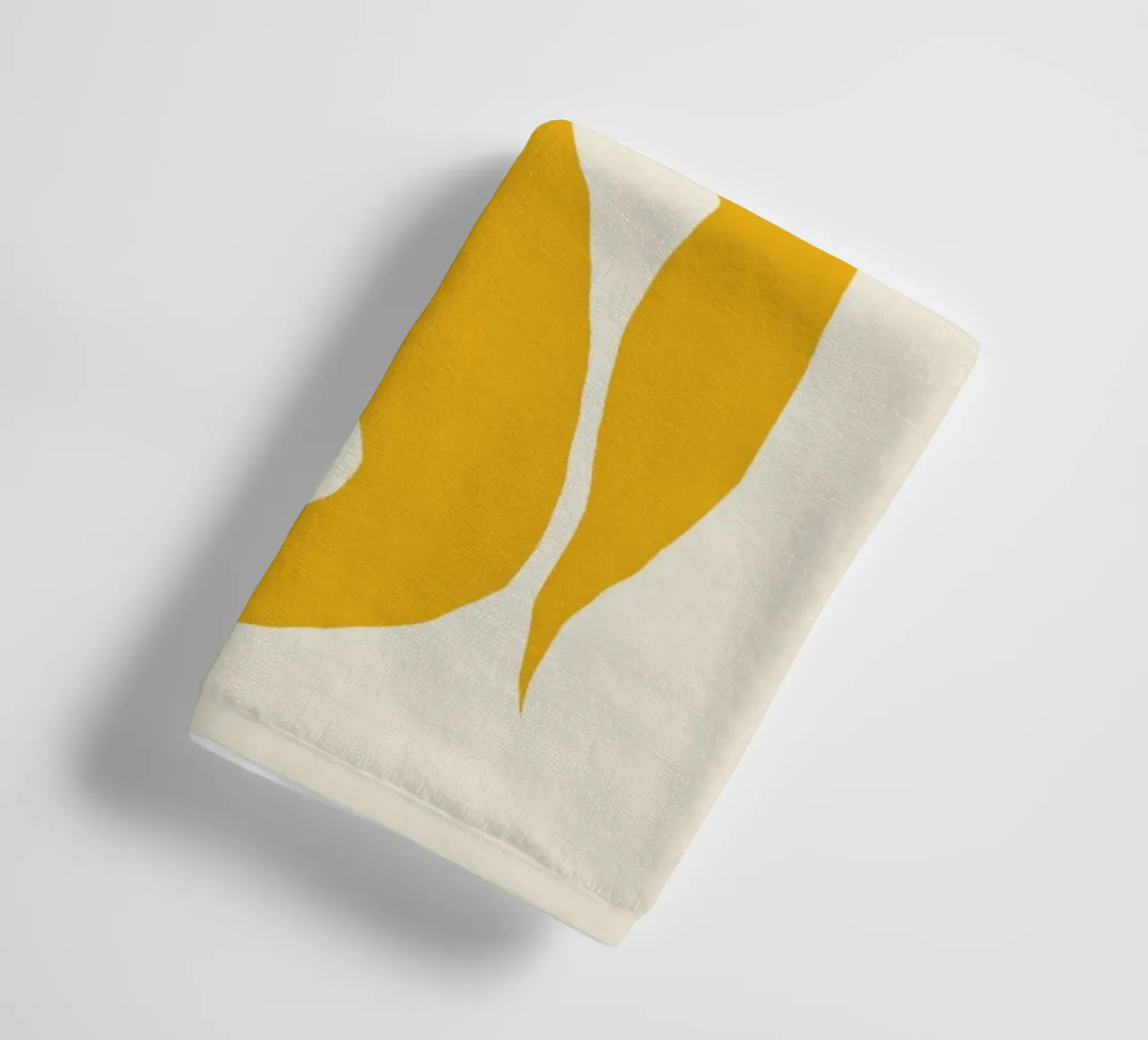 La muse jaune 03 serviette de bain de Little Dean