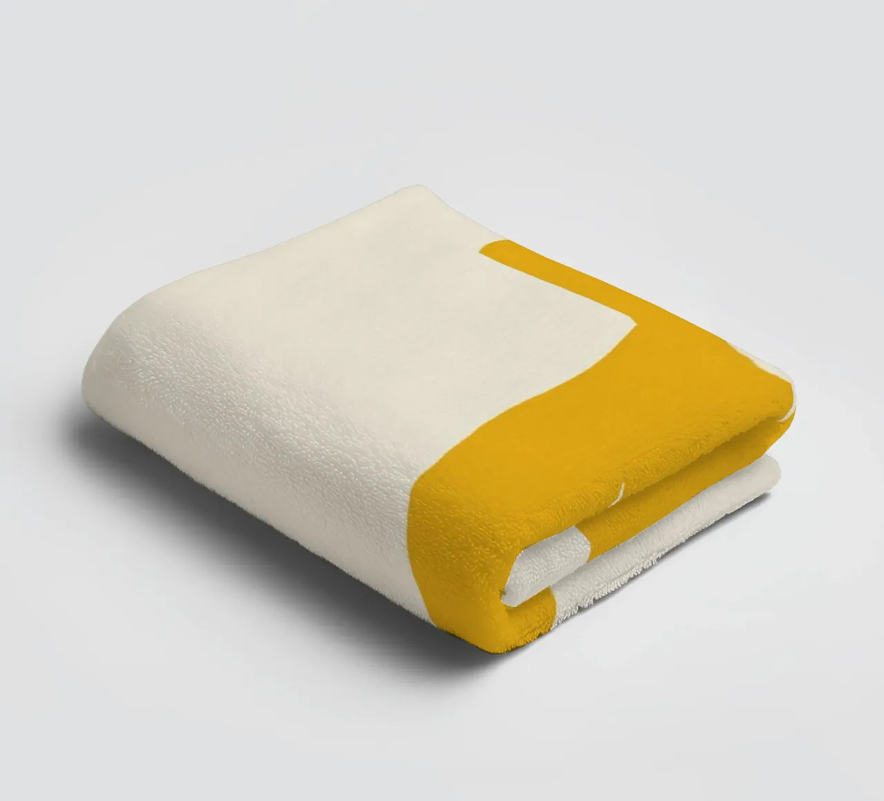 La muse jaune 03 serviette de bain de Little Dean