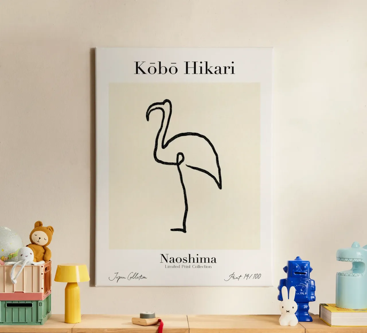 Kobo Hikari No 14 tela con Cornice a cassetta da treechild