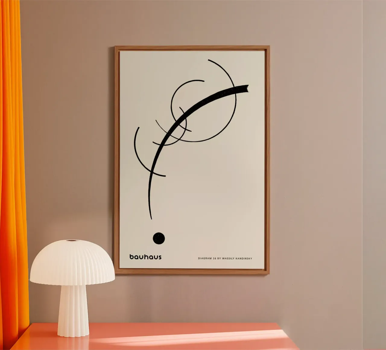 Kandinsky - Diagram 16 alluminio dibond da Vintage by JUNIQE