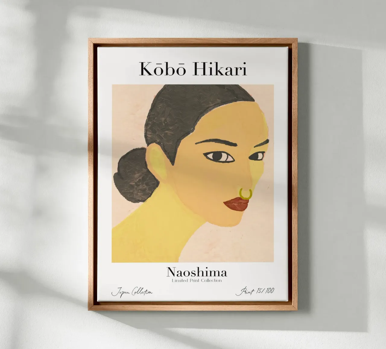 Kobo Hikari No 15 tela con Cornice a cassetta da treechild