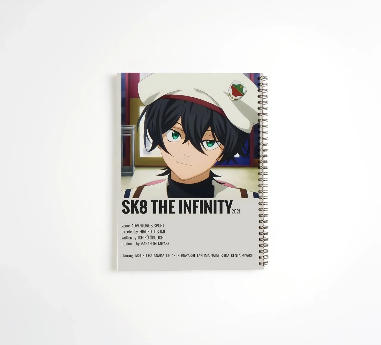 SK8 THE INFINITY 2021 spiral notebook by Totoya