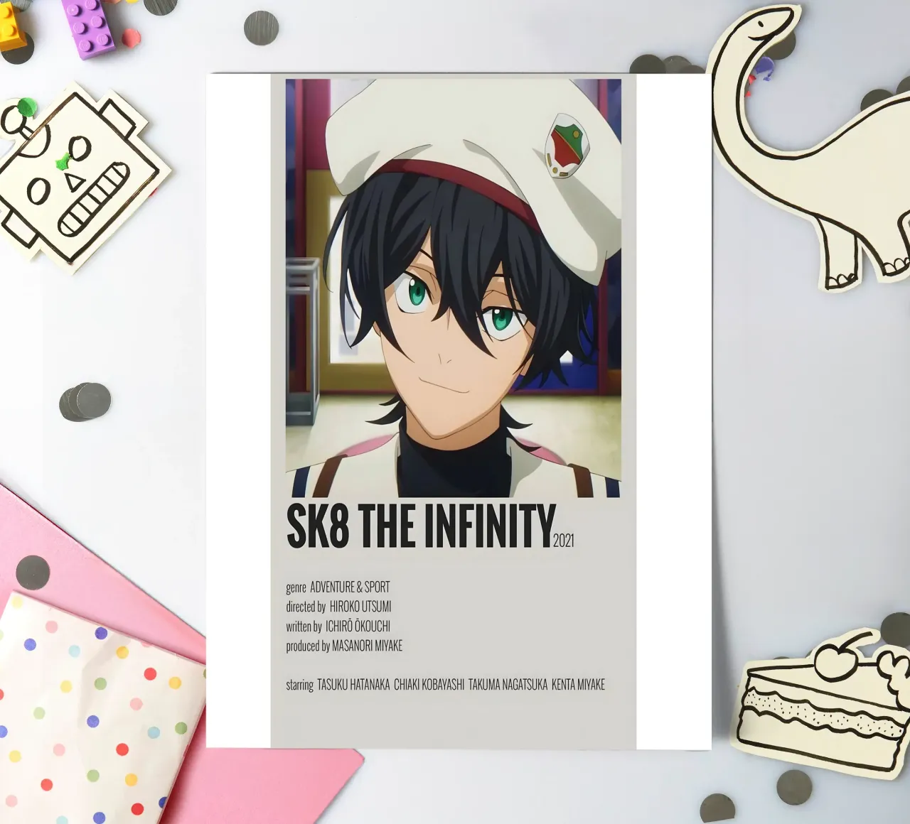 SK8 THE INFINITY 2021 sticker sheet by Totoya