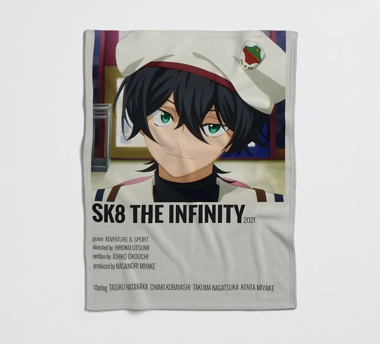 SK8 THE INFINITY 2021 fleece blanket by Totoya