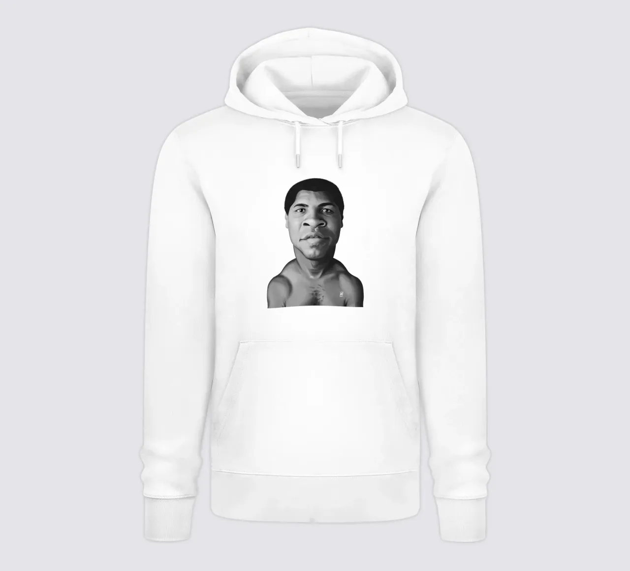 Muhammad Ali felpa con cappuccio da Rob Art | Illustration