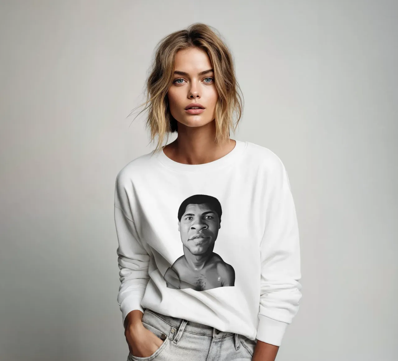 Muhammad Ali felpa da Rob Art | Illustration