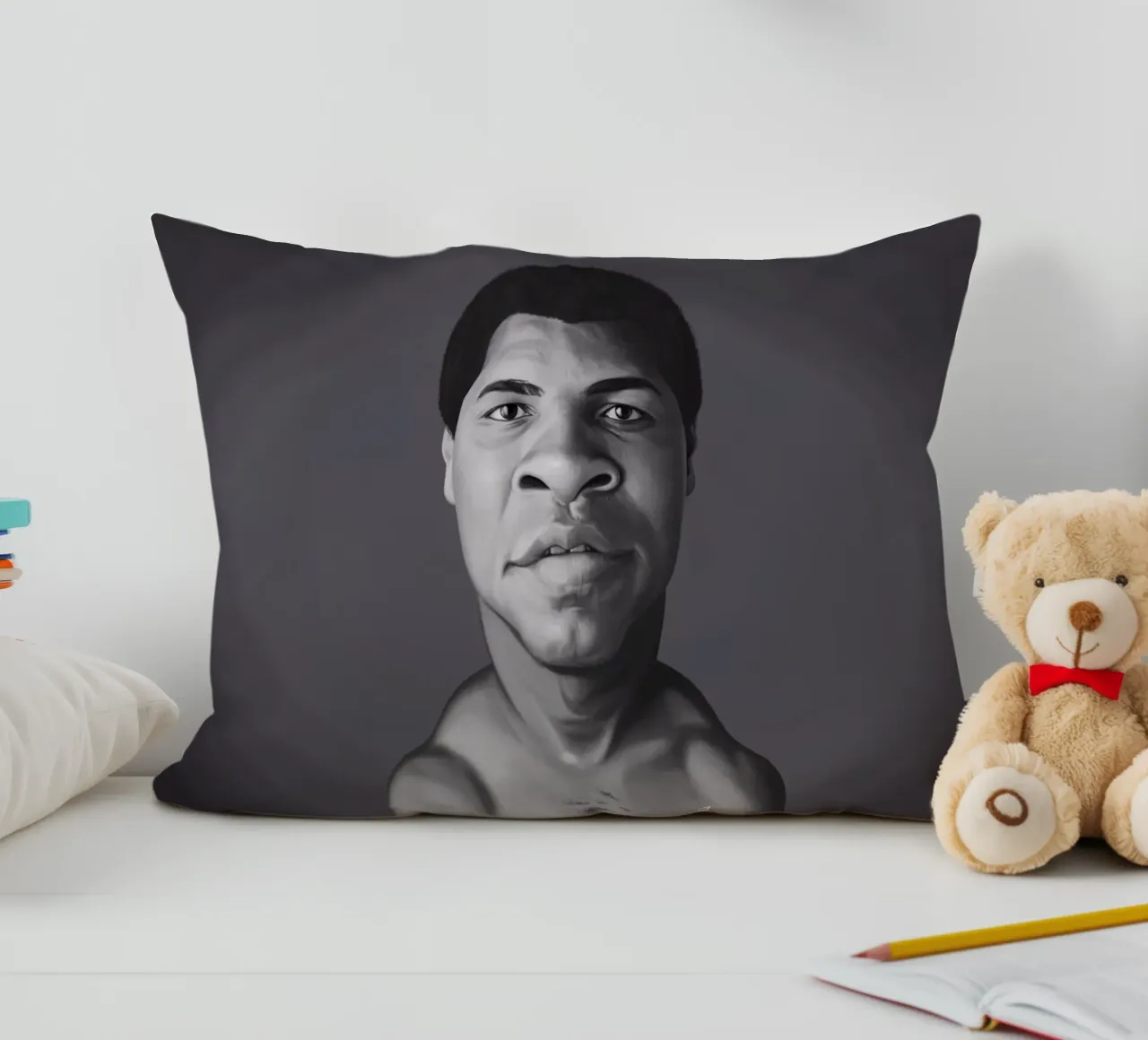 Muhammad Ali cuscino da Rob Art | Illustration