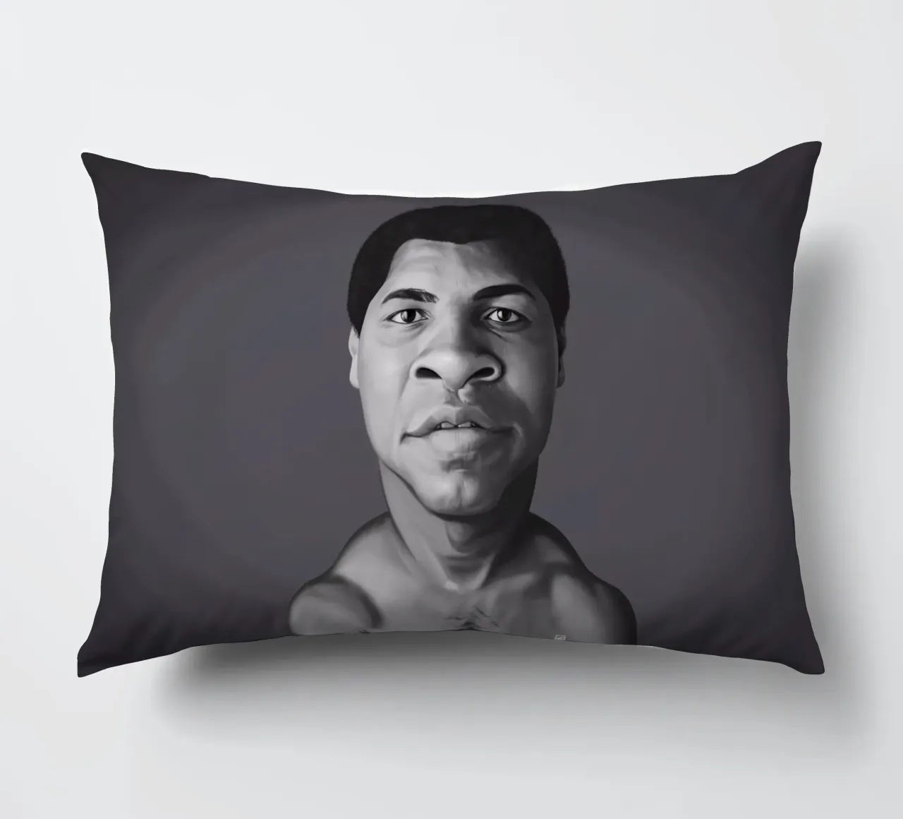 Muhammad Ali cuscino da Rob Art | Illustration