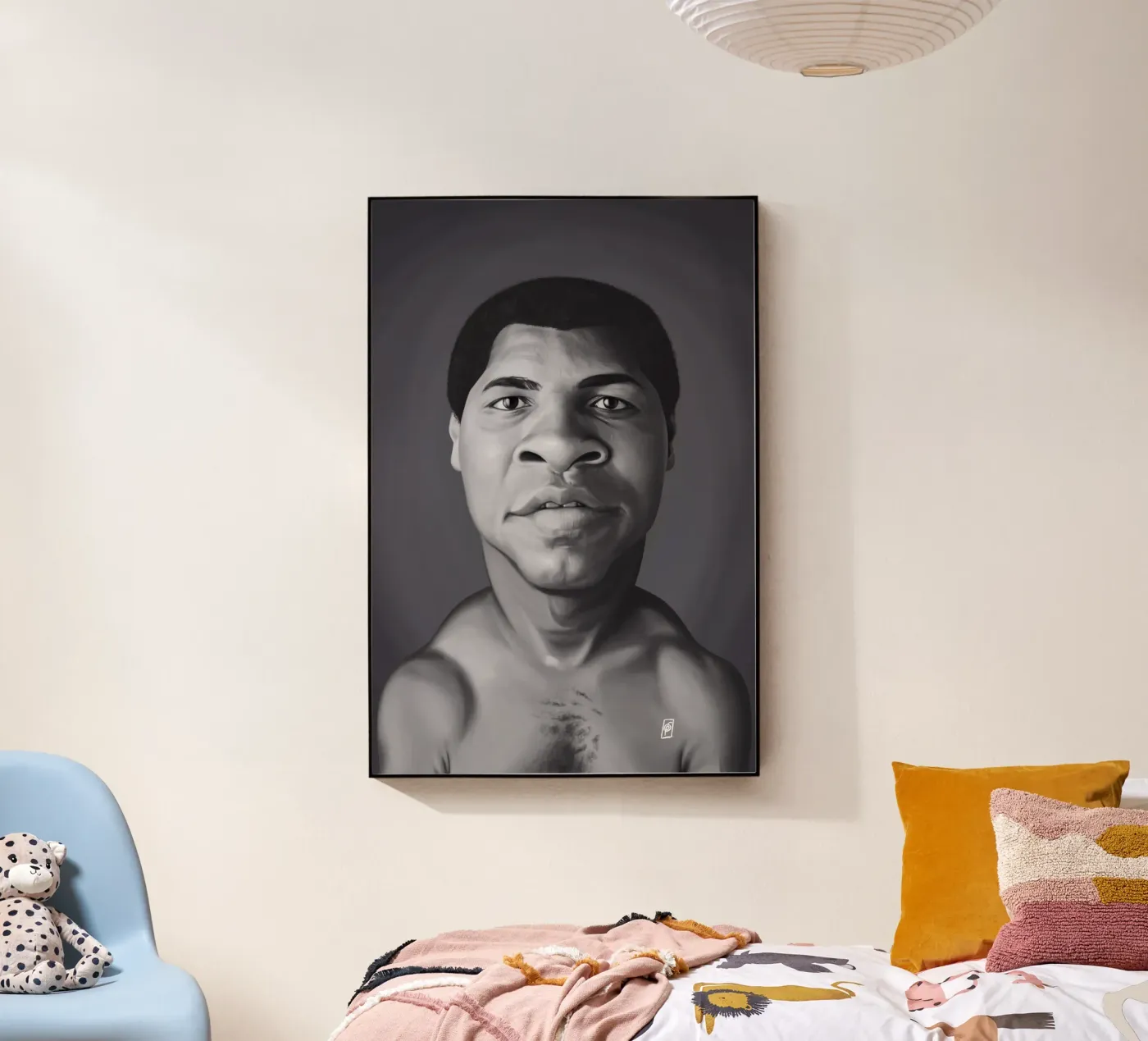 Muhammad Ali plexiglass da Rob Art | Illustration