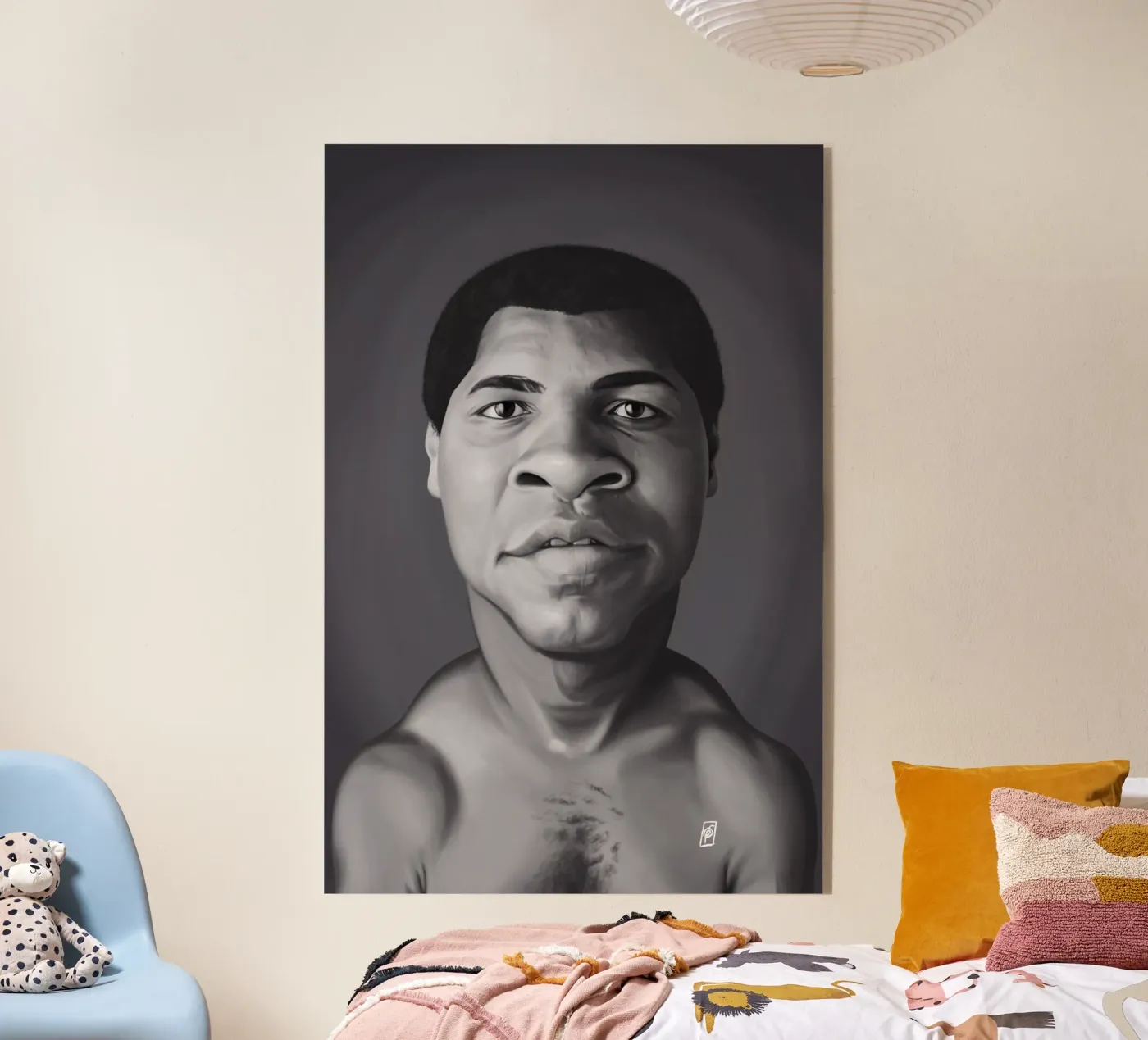 Muhammad Ali plexiglass da Rob Art | Illustration