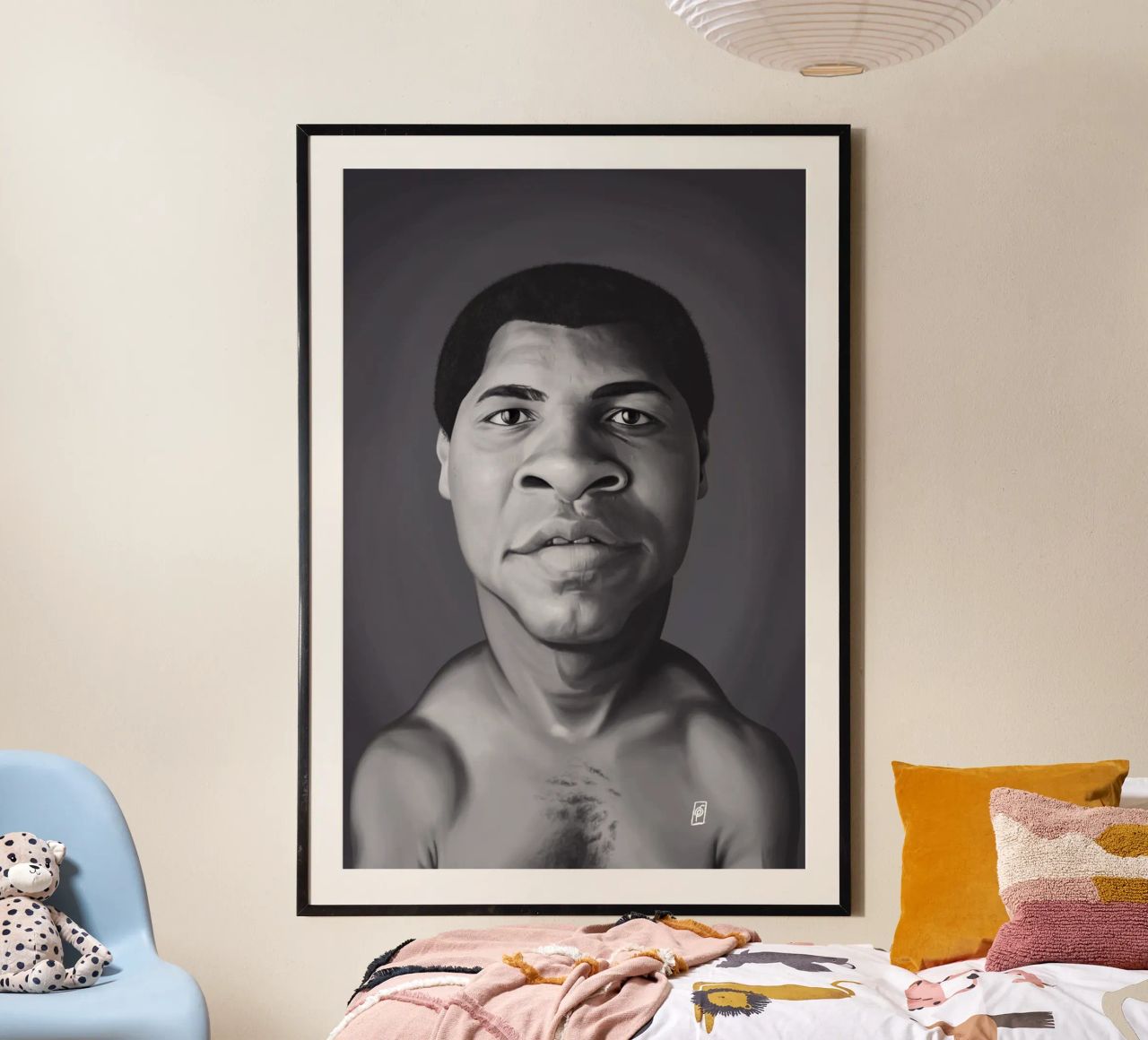Muhammad Ali Poster von Rob Art | Illustration