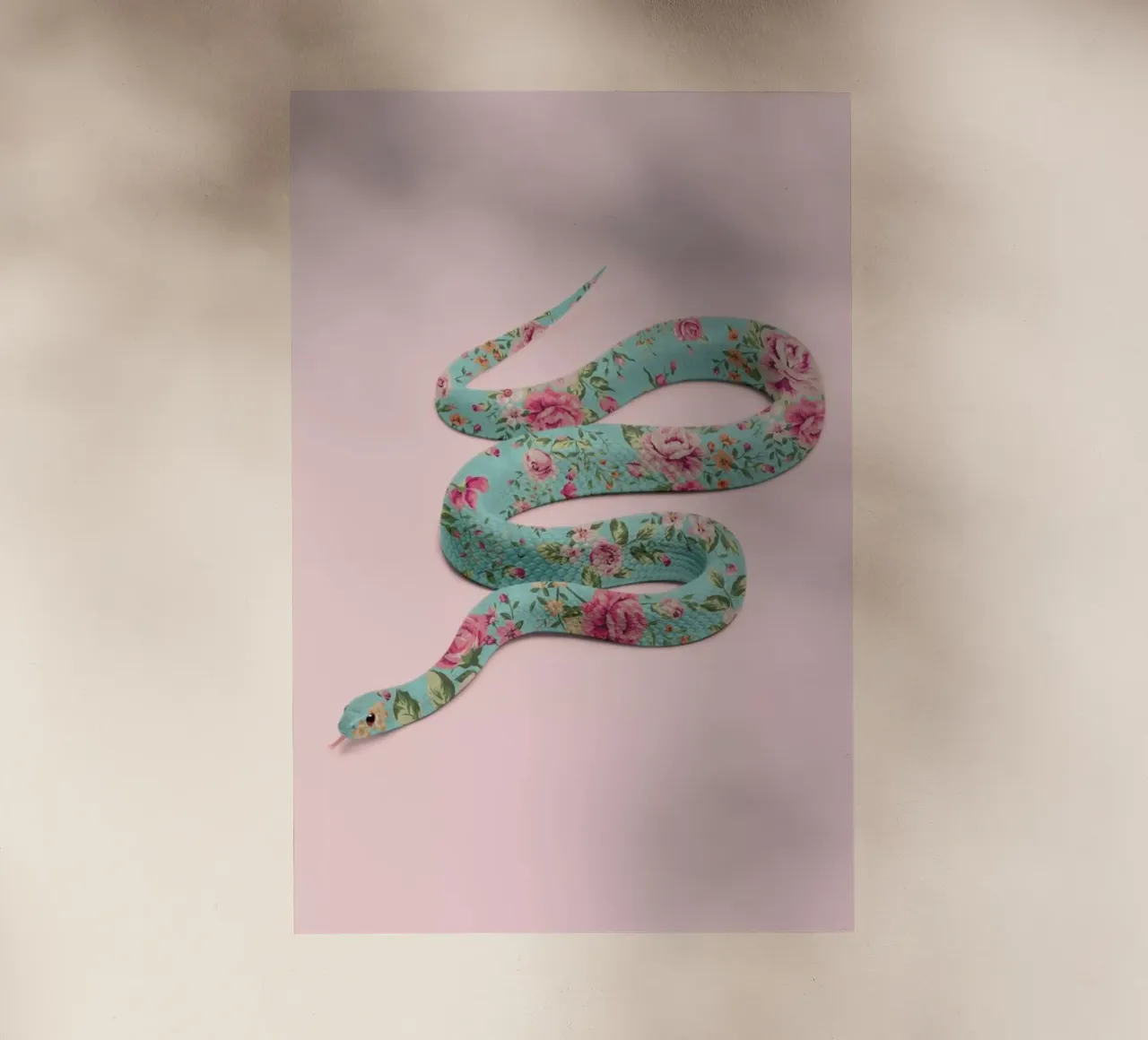 Floral Snake pellicola backlit da Paul Fuentes Design