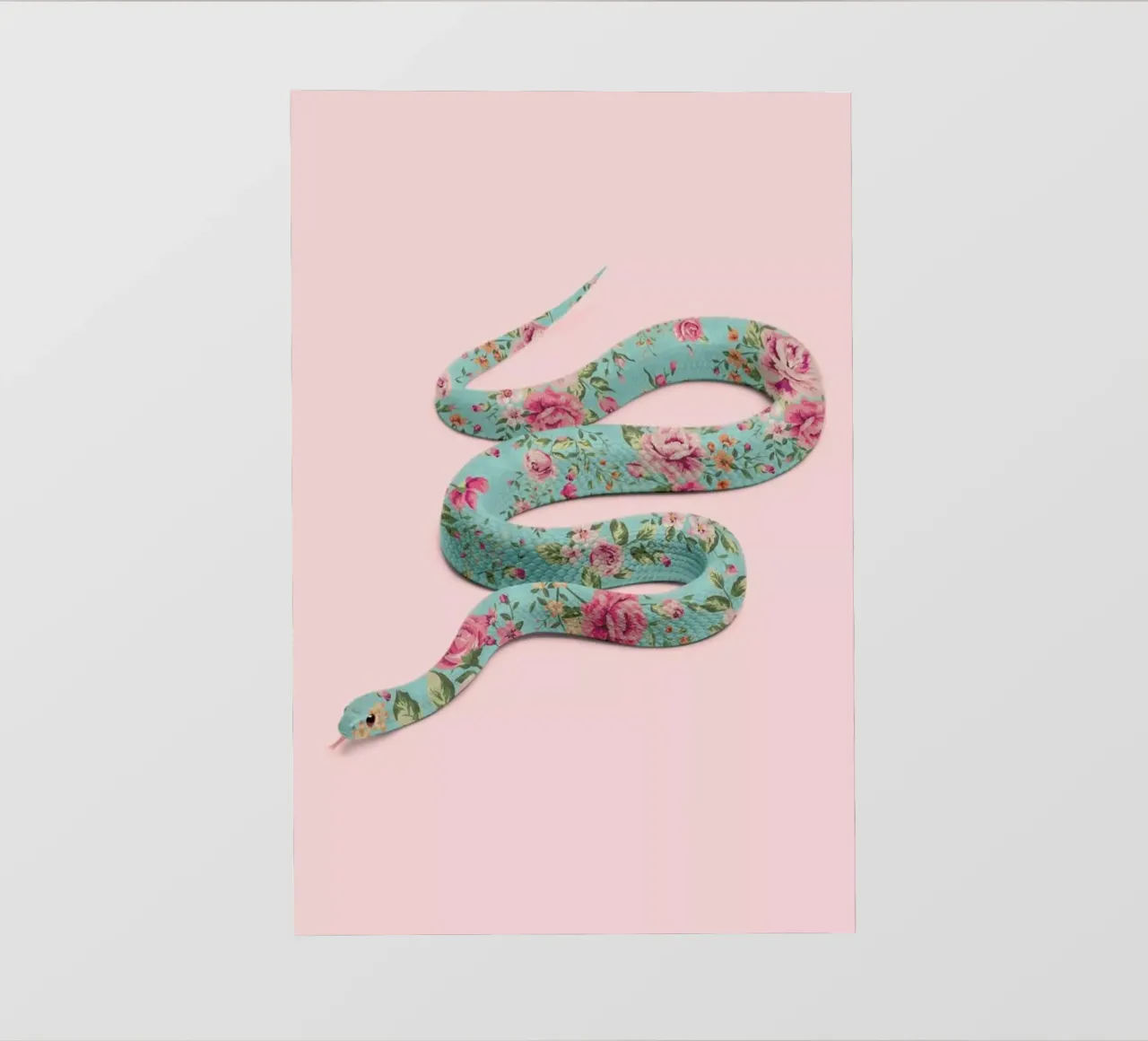 Floral Snake pellicola backlit da Paul Fuentes Design