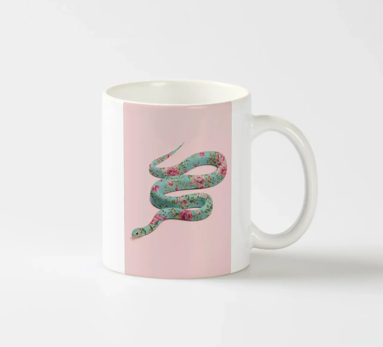 Floral Snake tazza in ceramica da Paul Fuentes Design