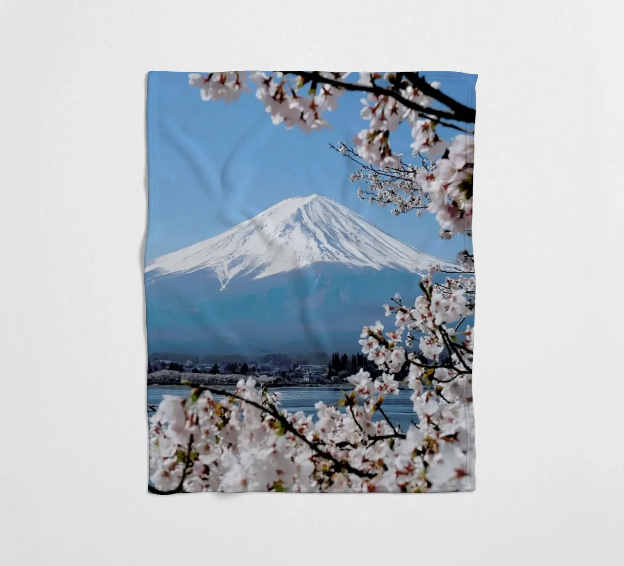 Mount Fuji @almalo fleece blanket by EyeEm Mobile GmbH