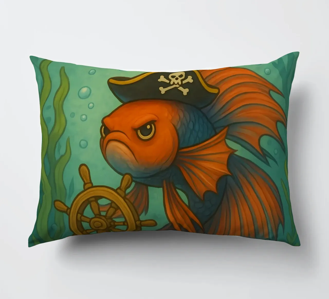 Funny Betta Fish Meme cuscino da Funny Humor Art