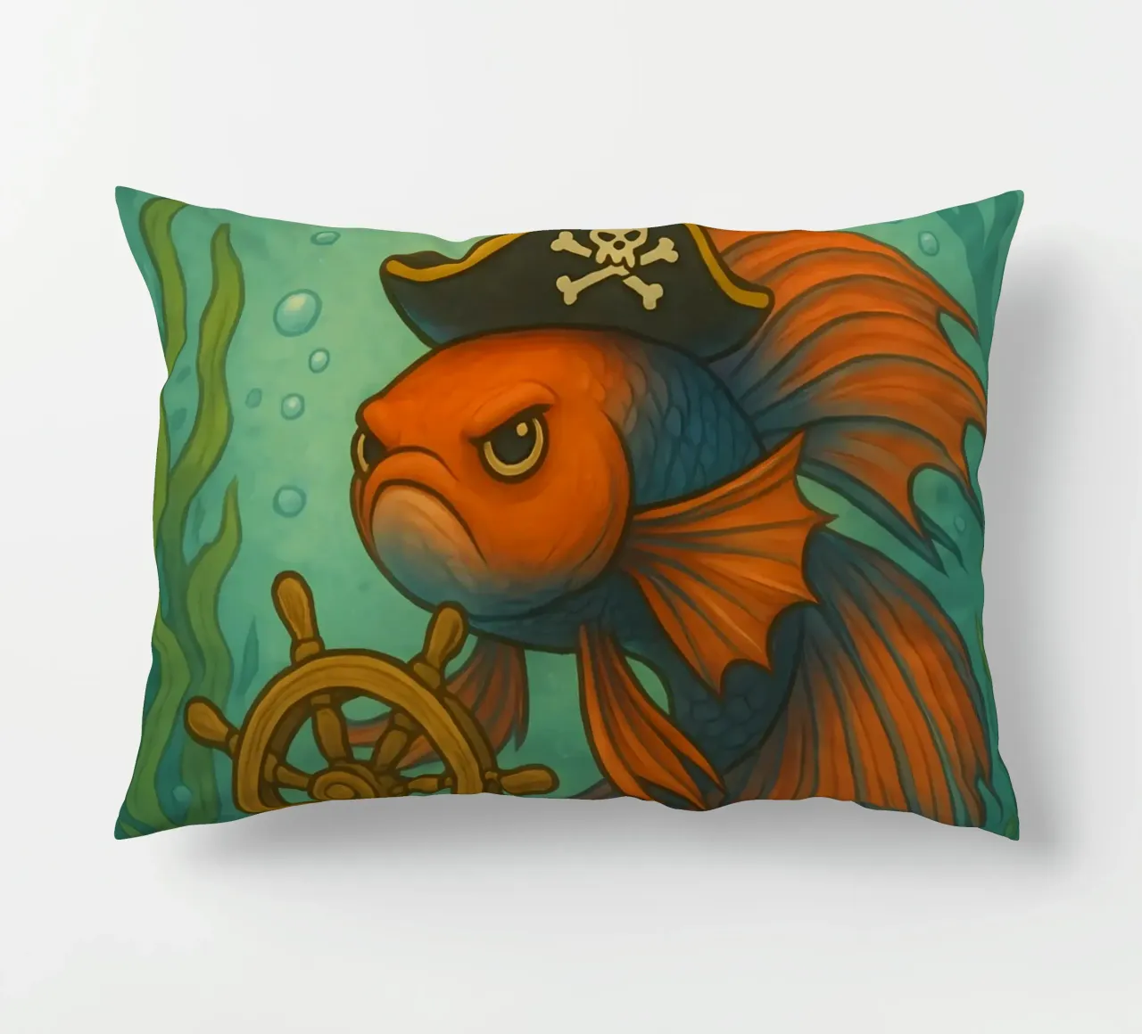 Funny Betta Fish Meme cuscino da Funny Humor Art