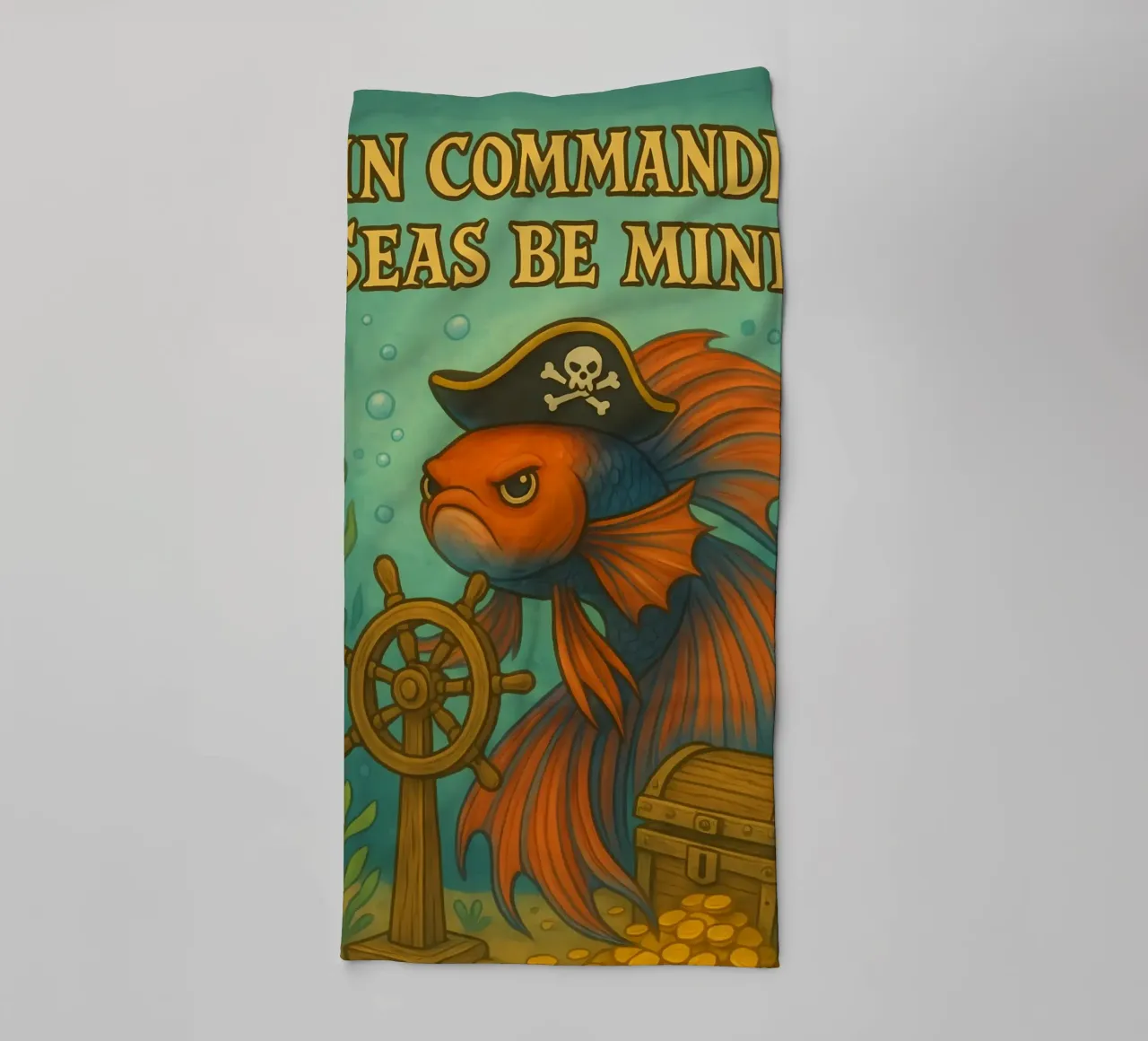 Funny Betta Fish Meme asciugamano da bagno da Funny Humor Art