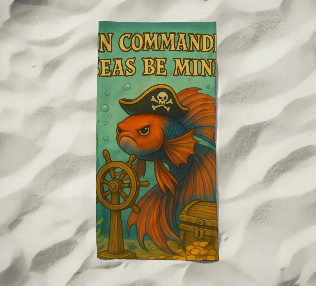 Funny Betta Fish Meme telo mare da Funny Humor Art