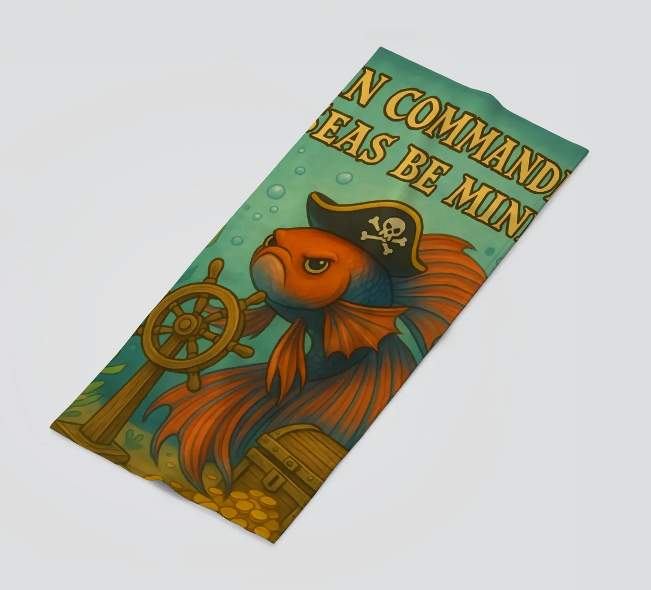 Funny Betta Fish Meme telo mare da Funny Humor Art