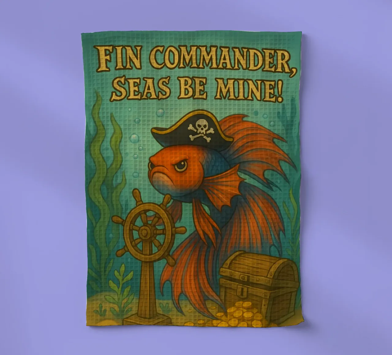 Funny Betta Fish Meme canovaccio da cucina da Funny Humor Art
