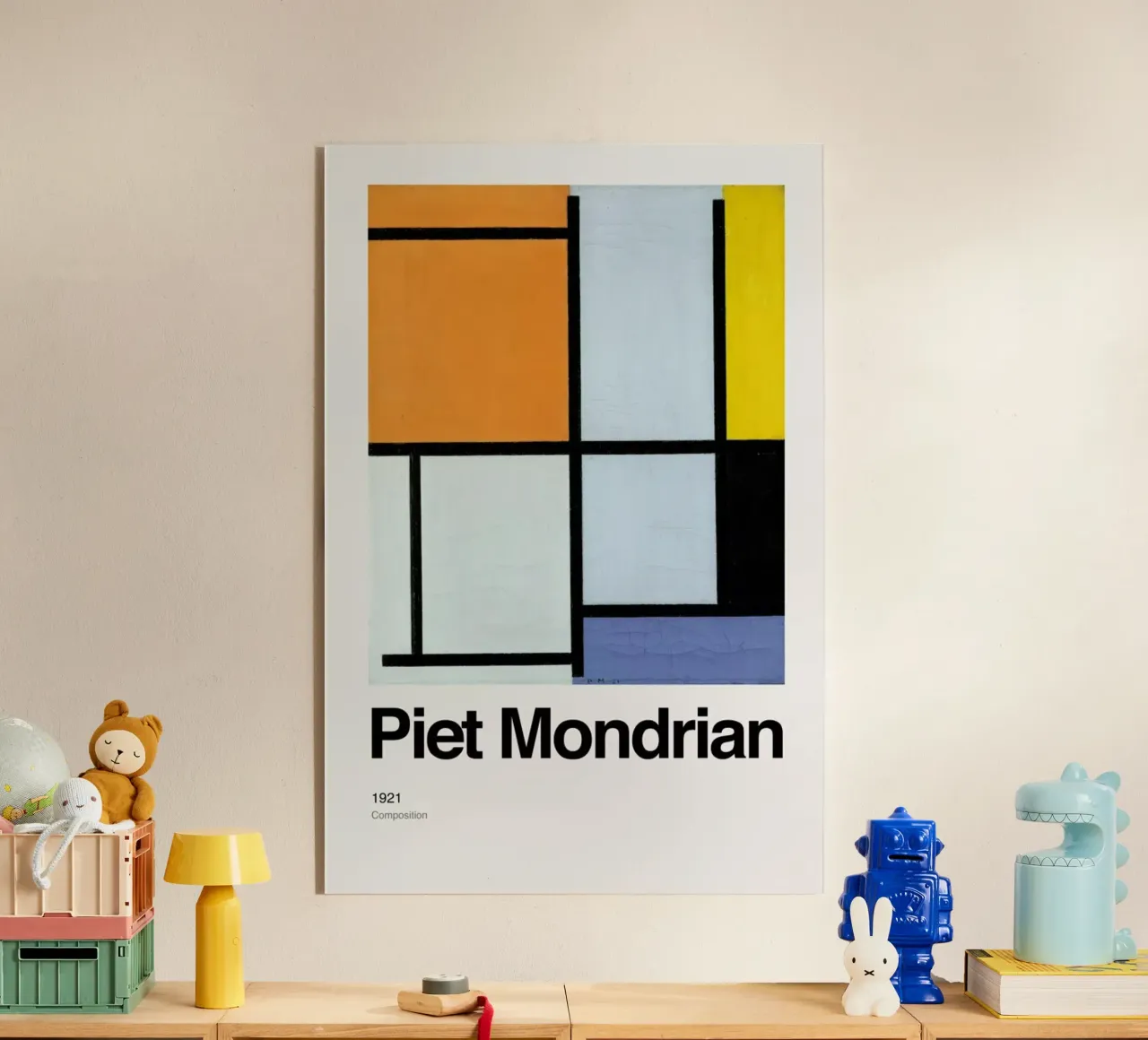 Mondrian - Composition 1921 plexiglass da ARTOTHEK