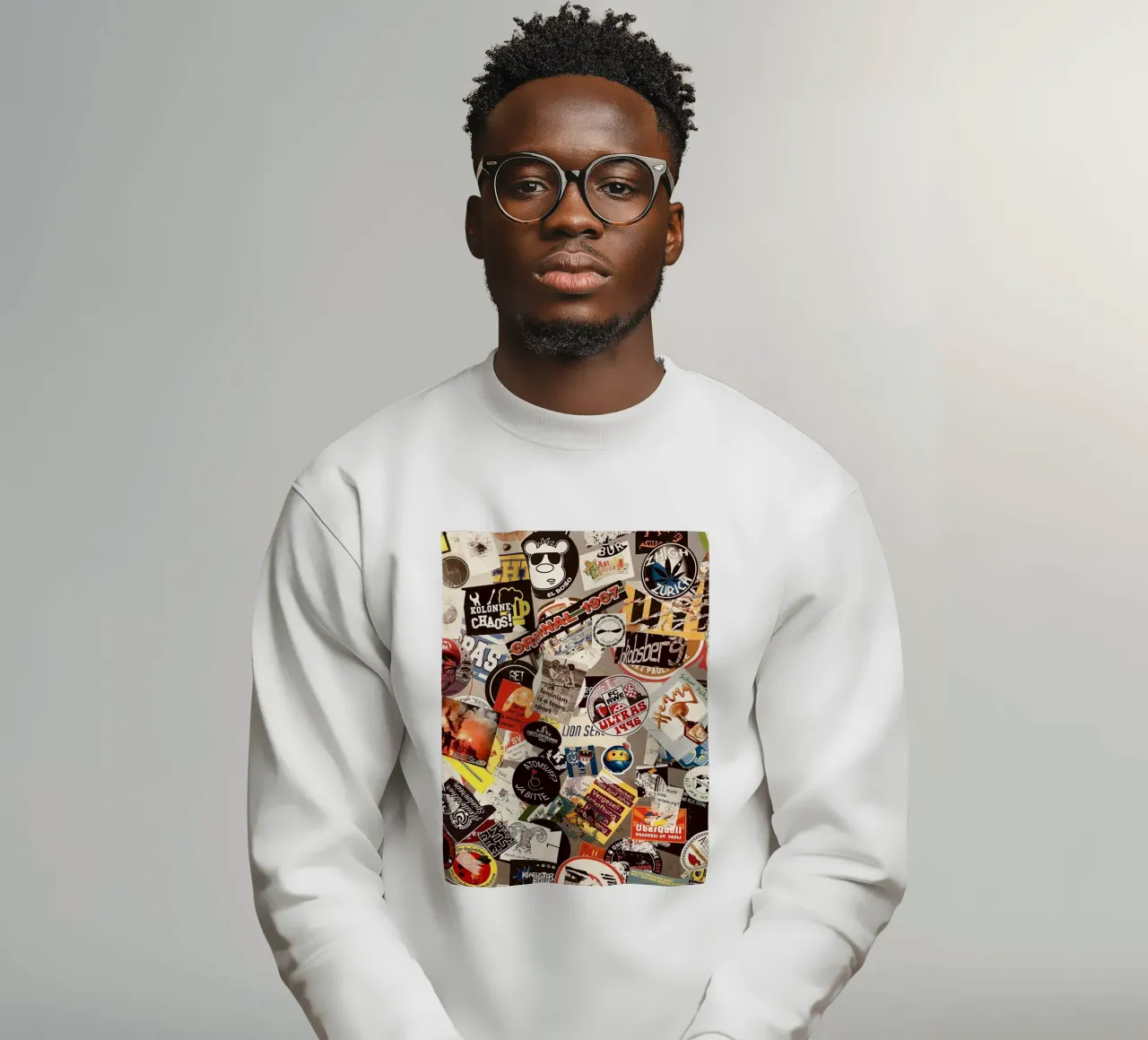 Kuddelmuddel I sweatshirt van ChiasMata CozMos