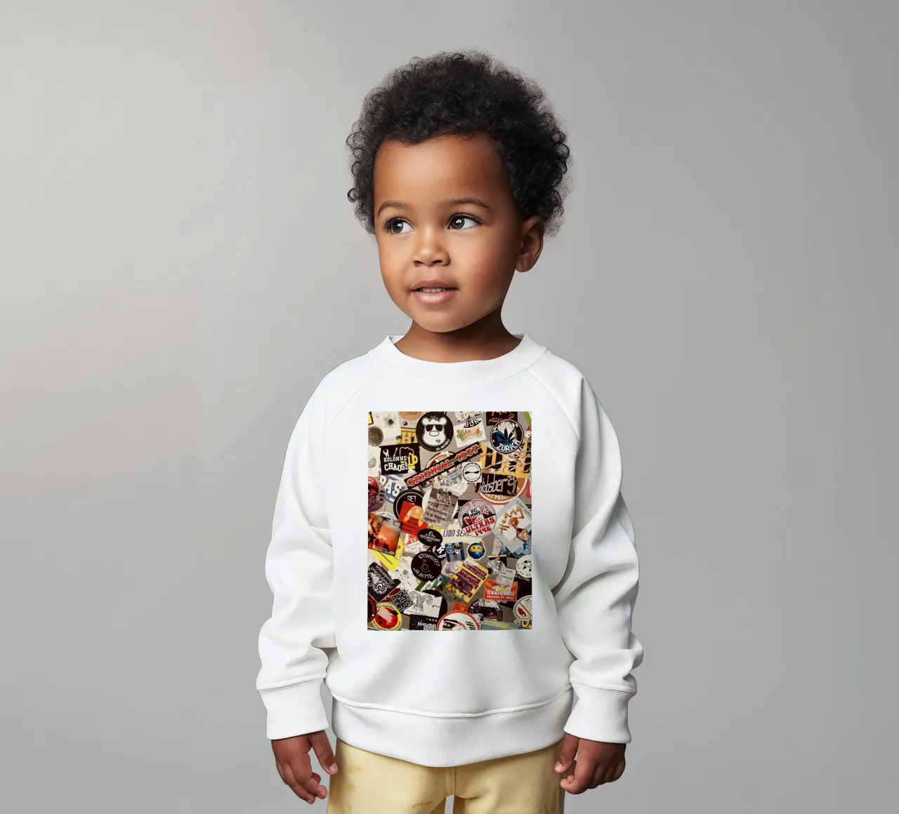 Kuddelmuddel I baby sweatshirt van ChiasMata CozMos