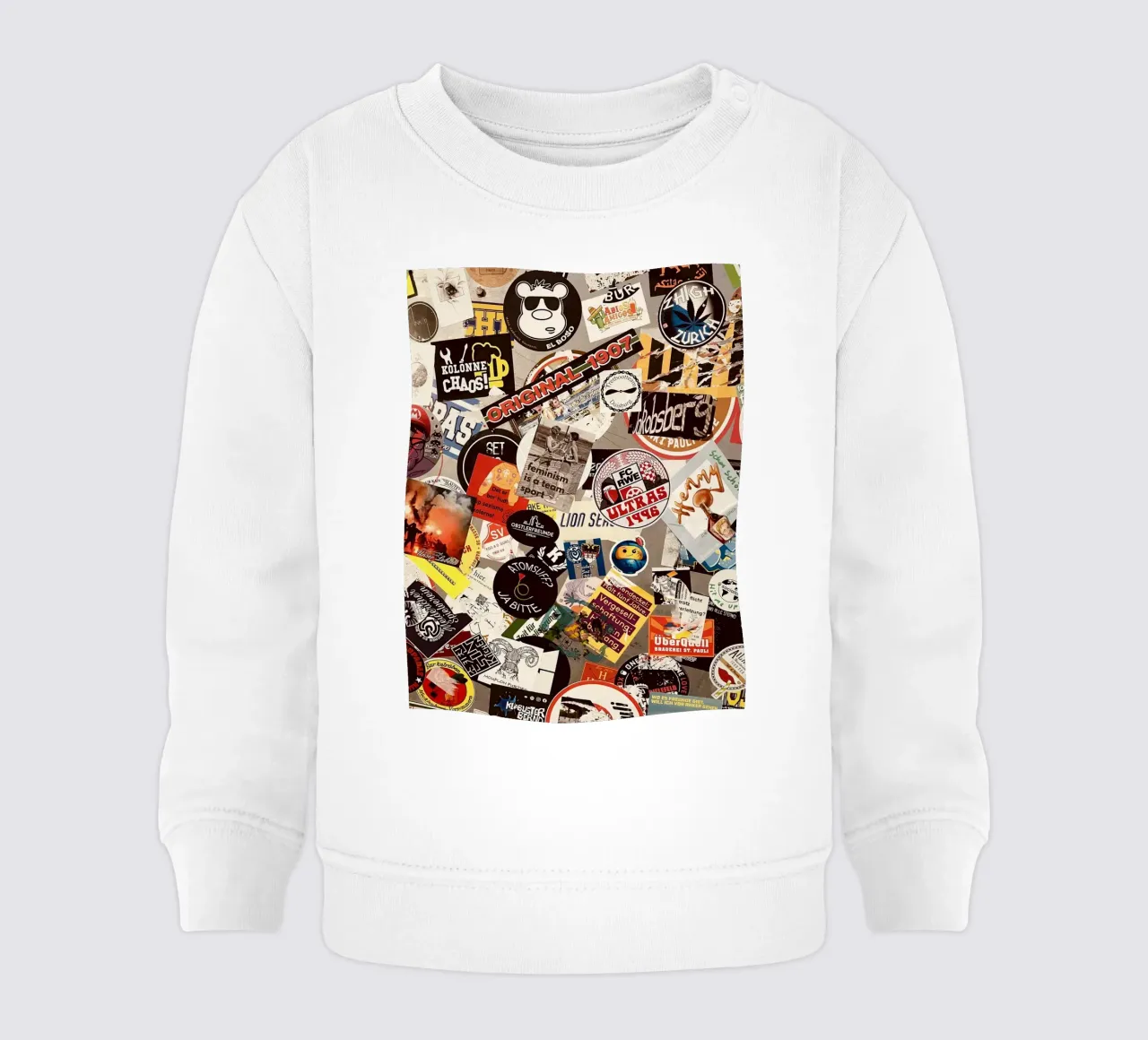 Kuddelmuddel I baby sweatshirt van ChiasMata CozMos