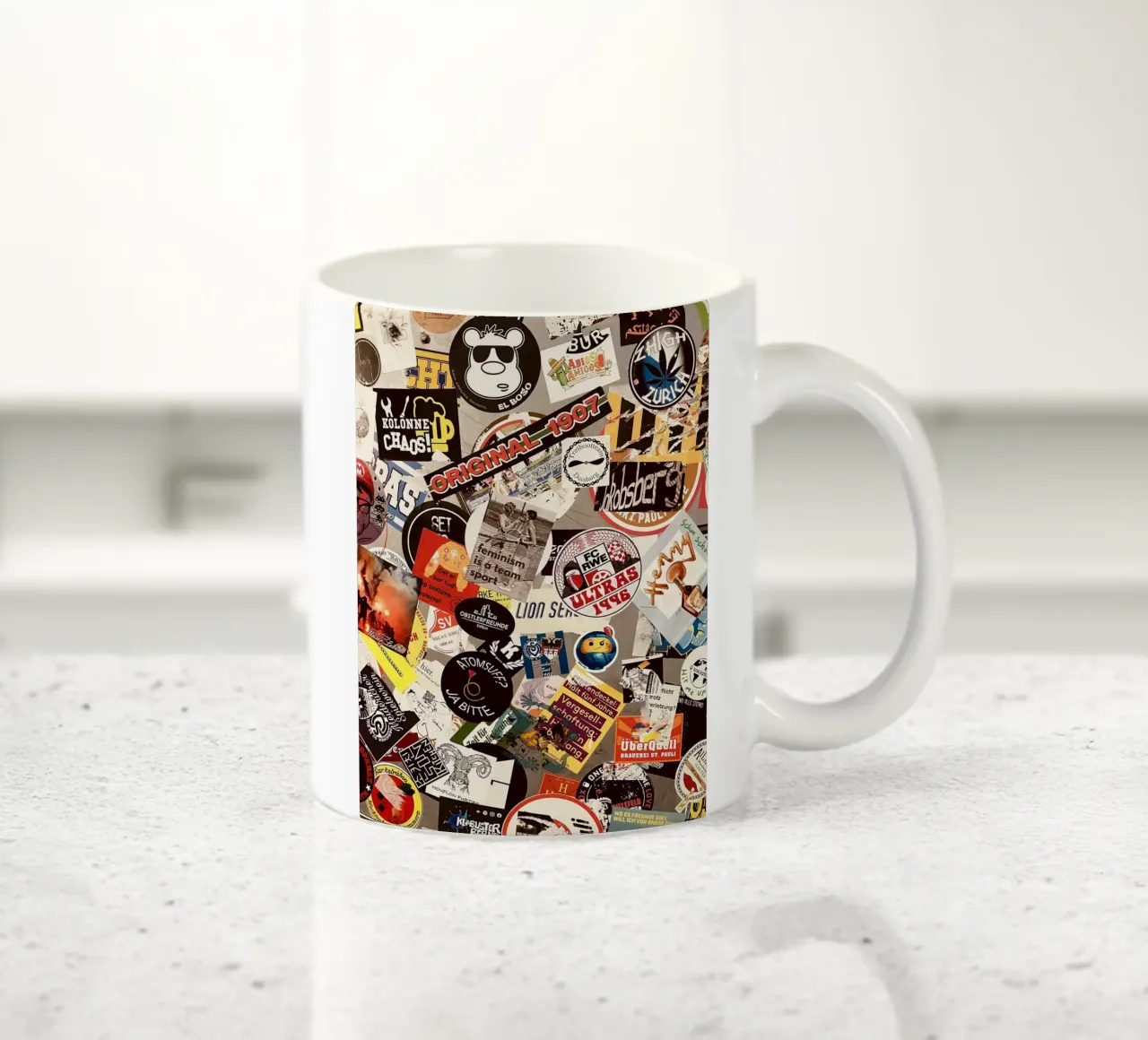 Kuddelmuddel I Keramik Tasse von ChiasMata CozMos